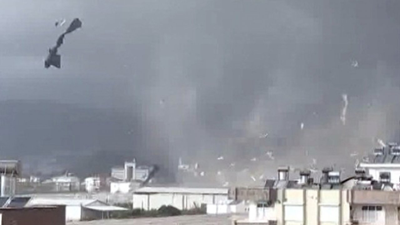 Antalya’da korkunç hortum anları!