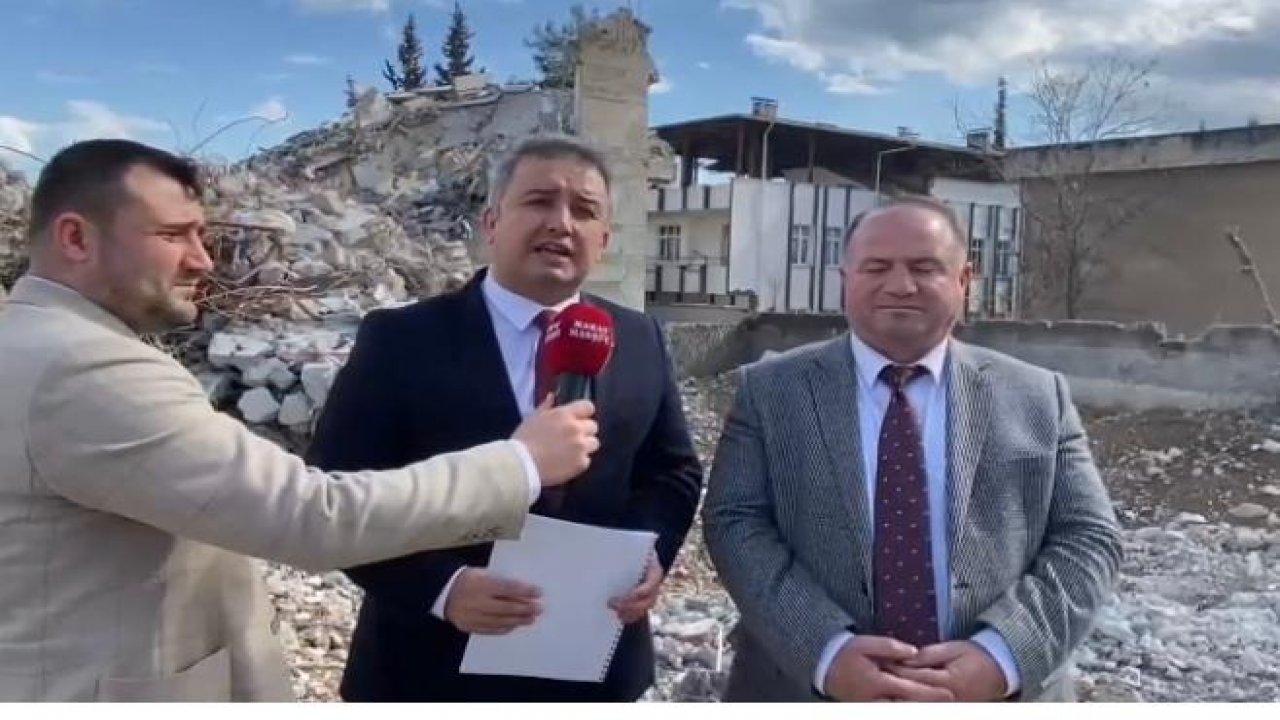 Gelecek Partili vekil Kahramanmaraş’ı ziyaret etti! “Deprem konutları nerede?” dedi!