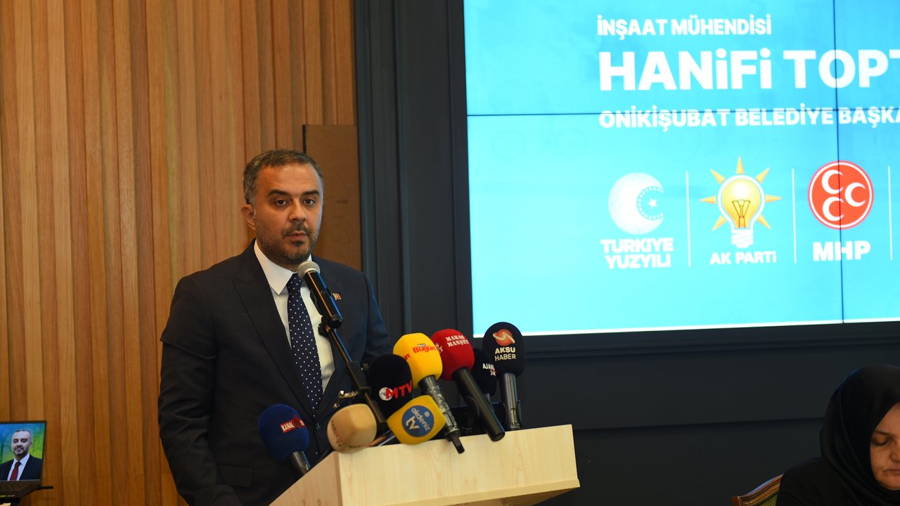 Cumhur İttifakı  Onikişubat Başkan Adayı Toptaş projelerini anlattı!