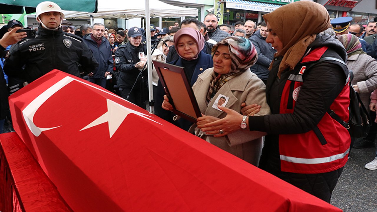 Şehit polis Kayseri'de toprağa verildi!