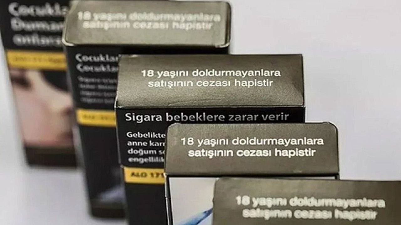 Sigara paketleri değişiyor!