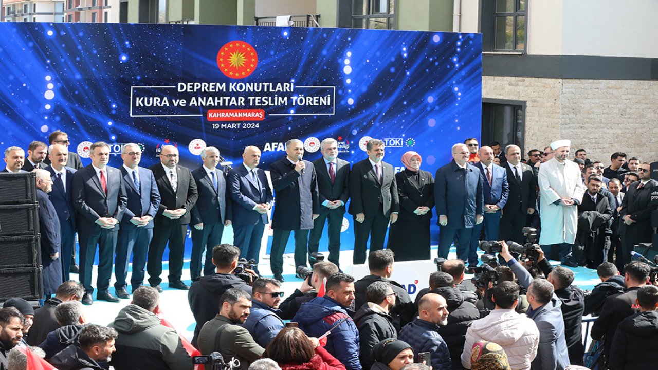 Deprem bölgesinde kurası çekilen konut sayısı 76 bine ulaştı