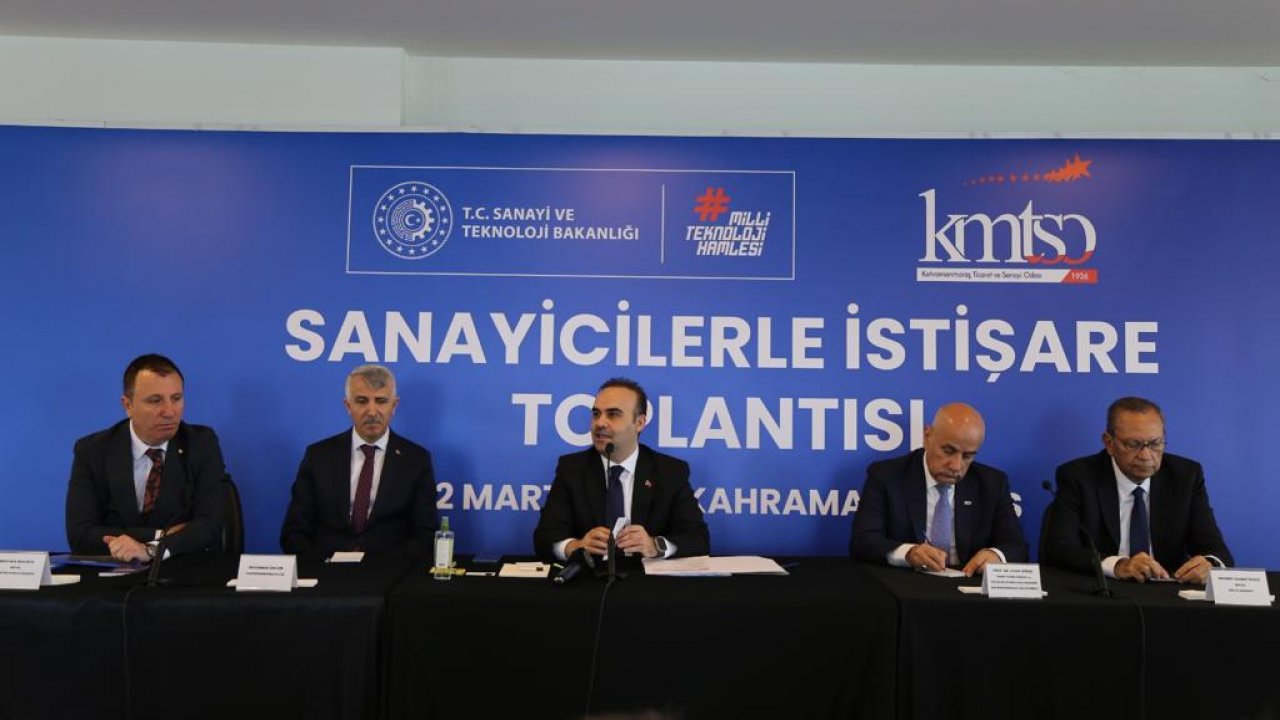 Bakan Kacır, Kahramanmaraş’ta İş Dünyasıyla buluştu!