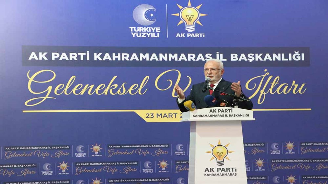 Ak Partili Elitaş, Kahramanmaraş’taki iftarda “Zübükler ortaya çıkmaya başladı" dedi!