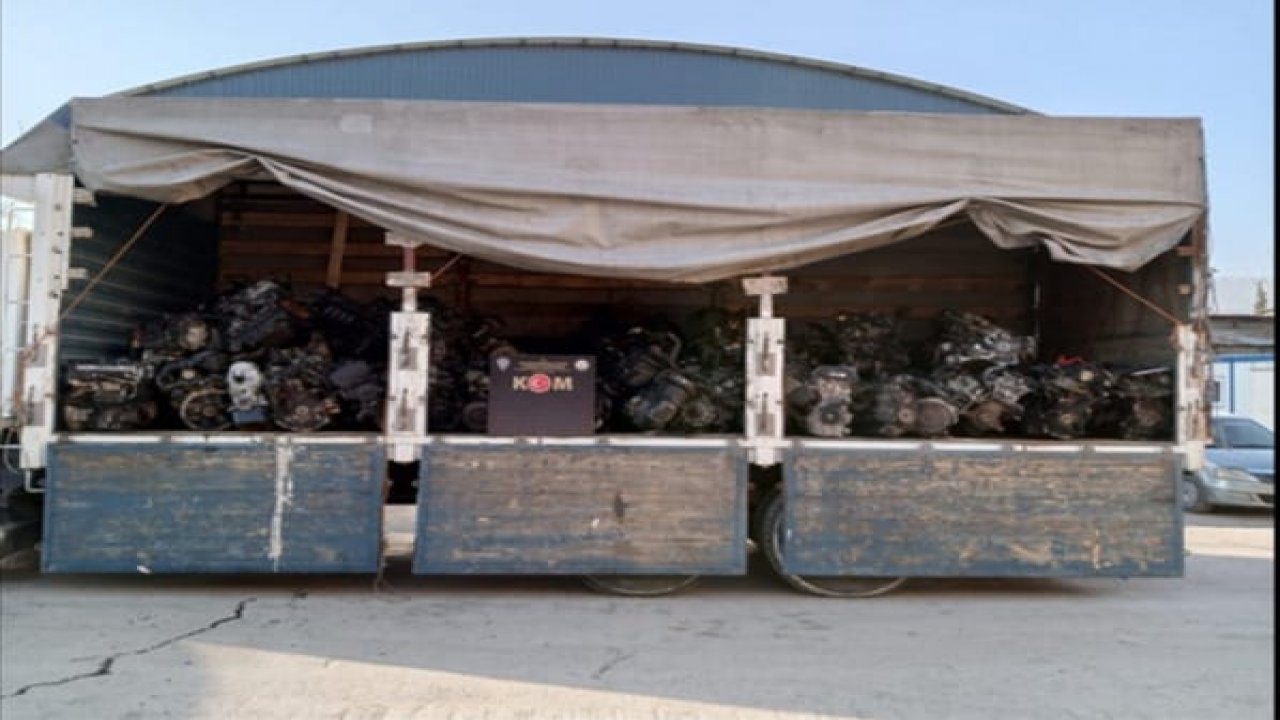 Kahramanmaraş’ta Yedek Parça Kaçakçılığı Operasyonu!