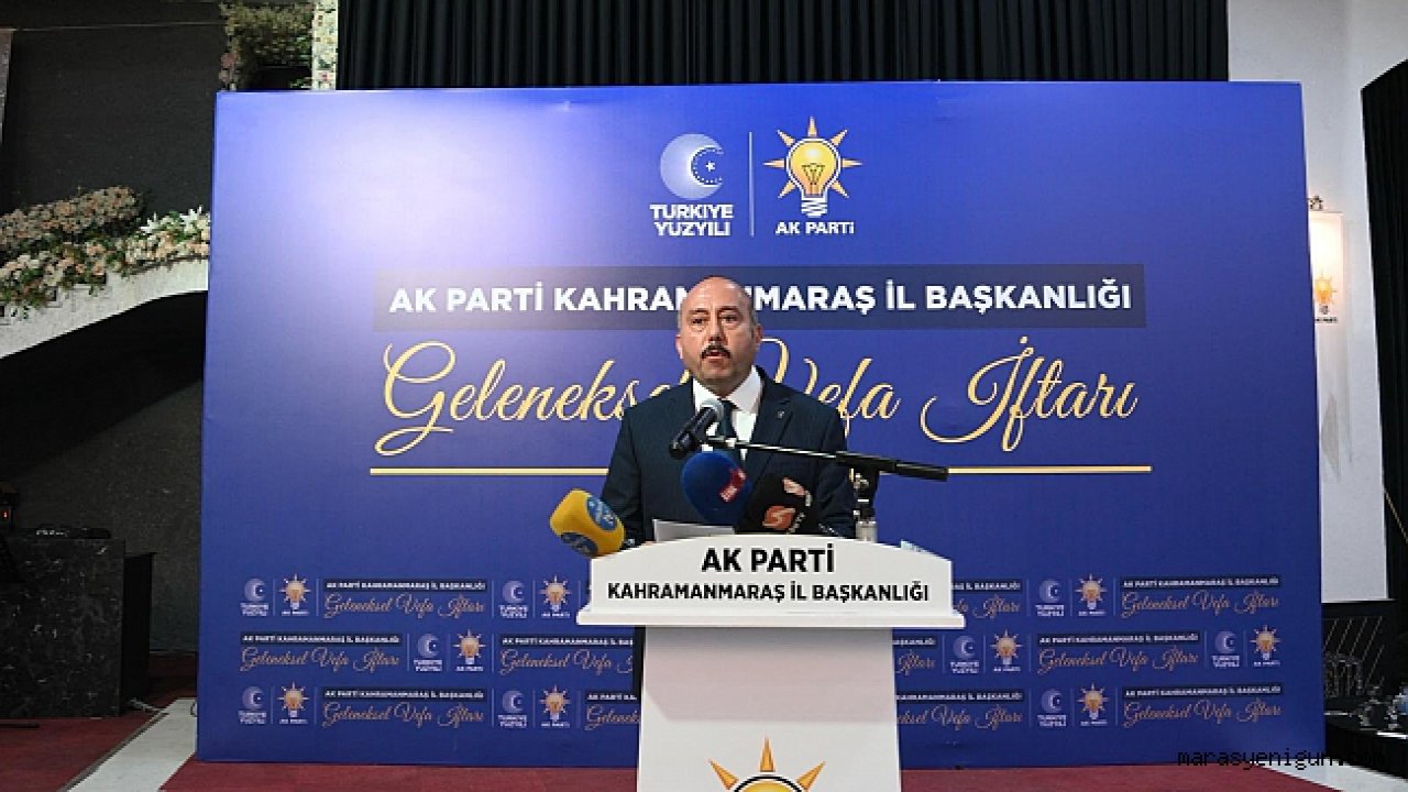 AK Parti İl Başkanı Doğan, “AK Parti olarak sorumluluğumuzun farkındayız”