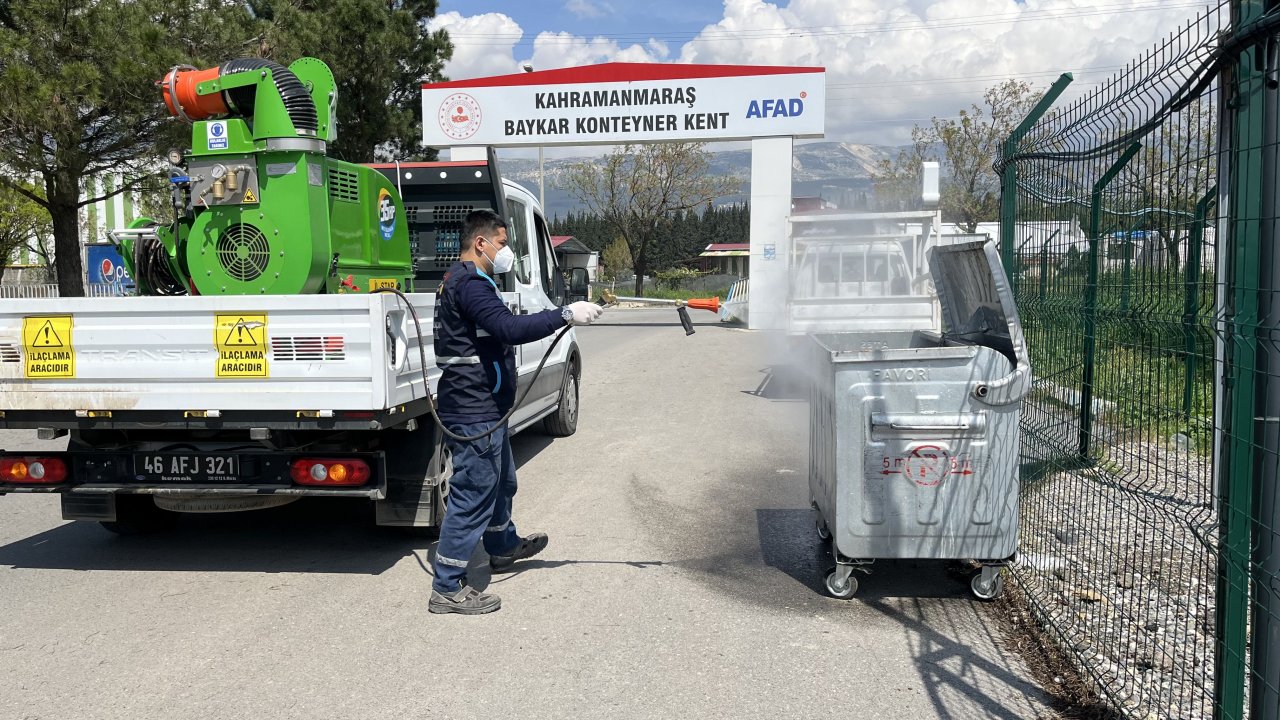 Kahramanmaraş Bayram Öncesi Dezenfekte Ediliyor!
