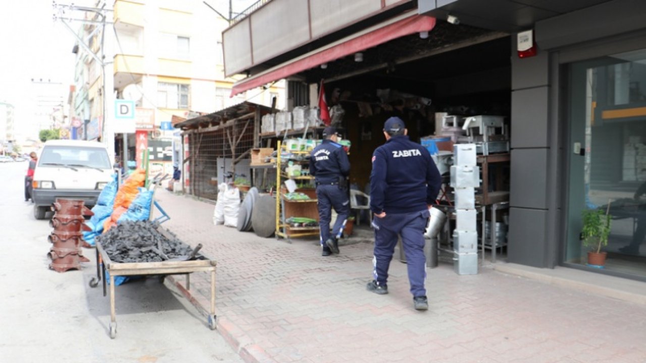 Kahramanmaraş’ın O ilçesinde kaldırım işgali tarih oluyor!