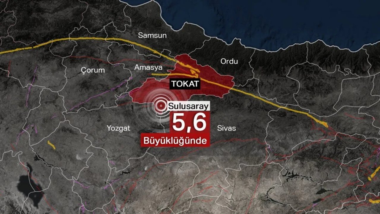 Tokat'ta 8 saatte 39 deprem oldu!