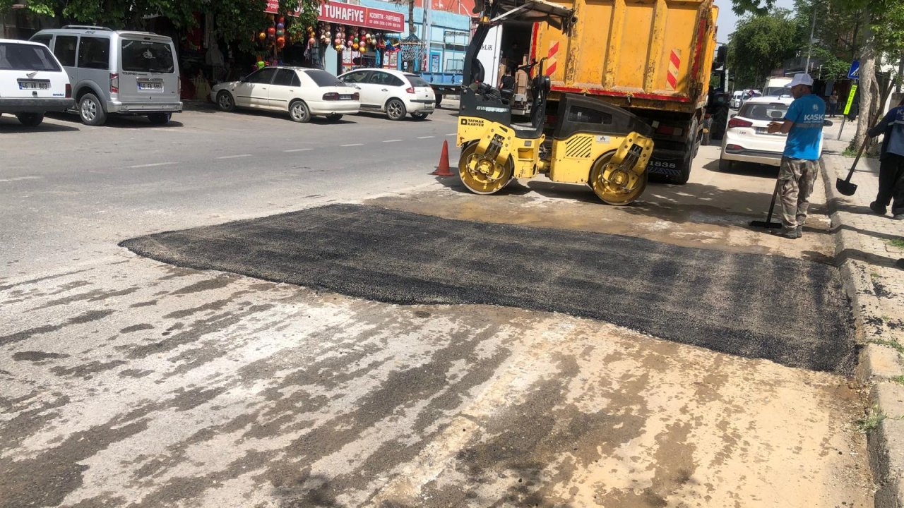 Dulkadiroğlu’nda yollar bakıma alındı!