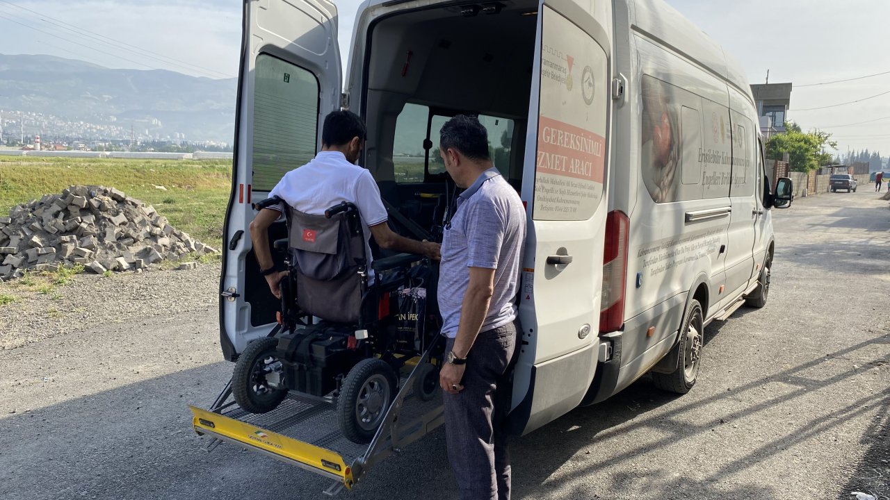 Kahramanmaraş Büyükşehir, Sınav Günü Özel Gereksinimli Vatandaşların Yanında oldu!