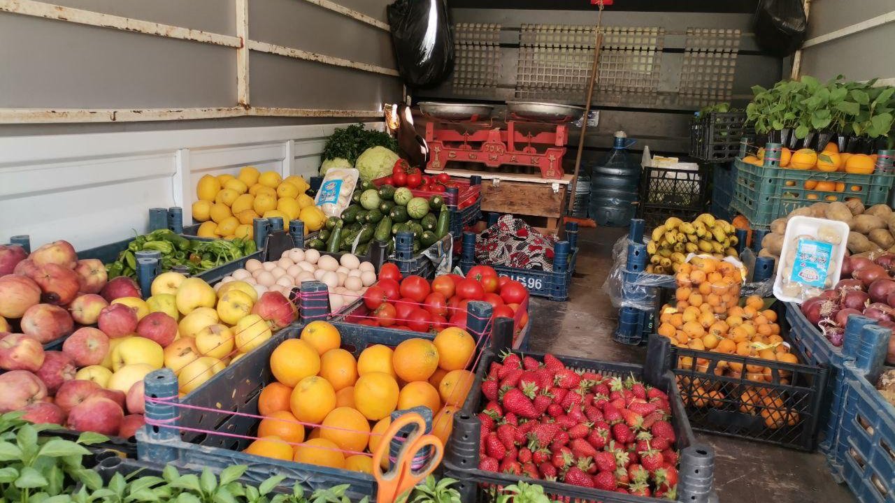 Kahramanmaraş’ın ayaklı süpermarketi köylerde sevinçle karşılanıyor!