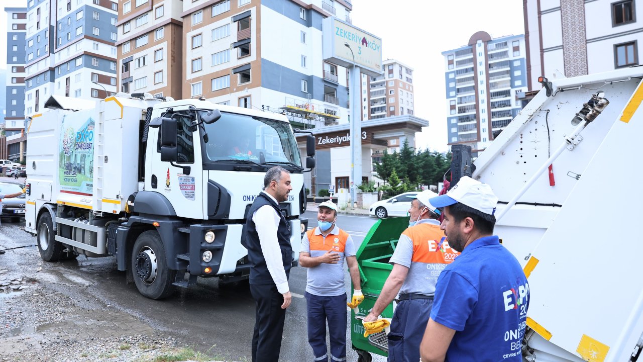Başkan Toptaş, 1 Mayıs da Çevre Koruma emekçileriyle buluştu