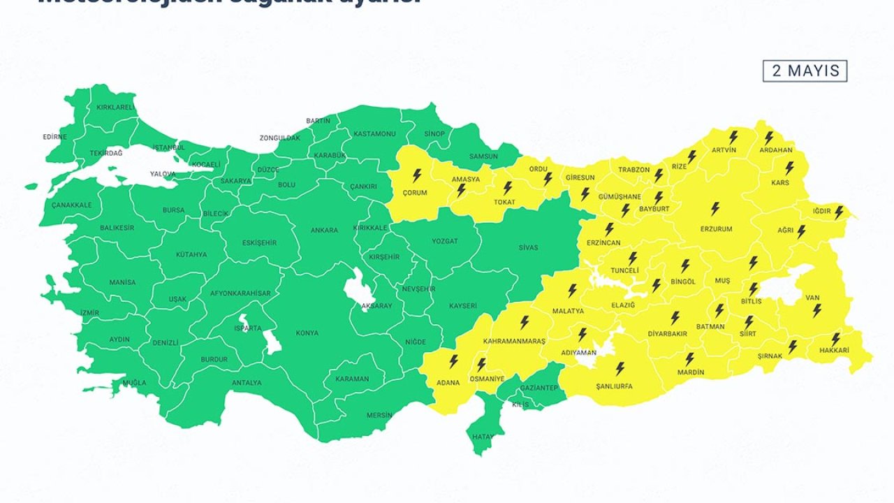 Kahramanmaraş için yağış uyarısı yenilendi! Aniden bastırabilir!