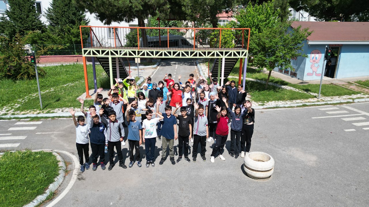 Dulkadiroğlu Trafik Eğitim Parkı Minik Öğrencileri Misafir Etti