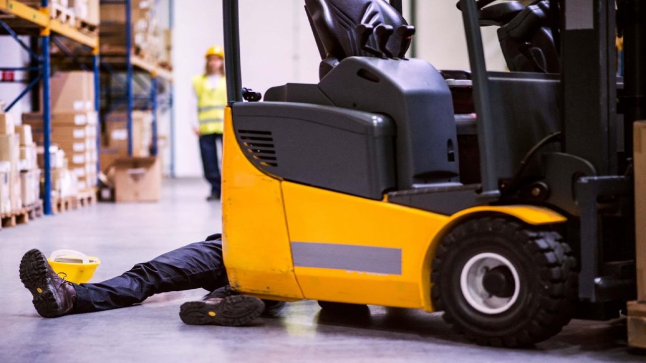 Kahramanmaraş'ta forklift can aldı!