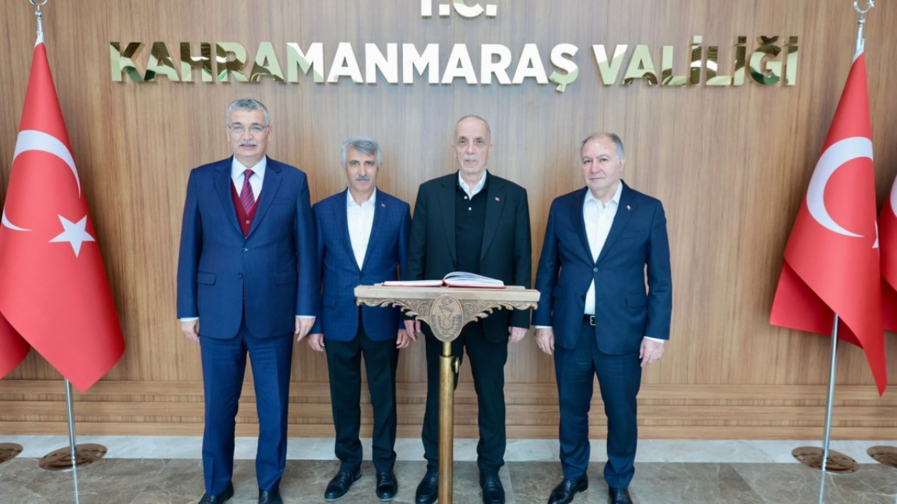 TÜRK-İŞ Başkanı Ergün Atalay’dan Vali Mükerrem Ünlüer’e Ziyaret!