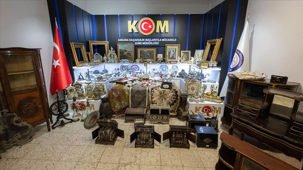 Hazine avcılarına operasyon! 1120 parça ele geçirildi!