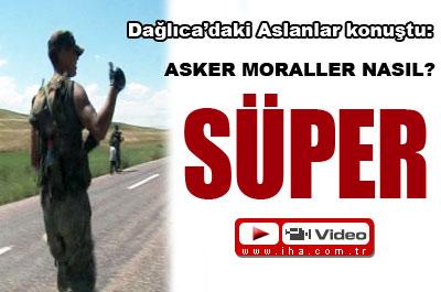 Askerin morali süper