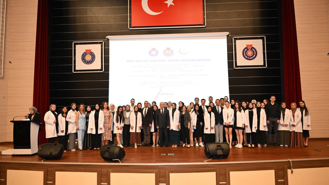 KSÜ’de Beyaz Önlük Giyme Töreni ve seminer düzenlendi