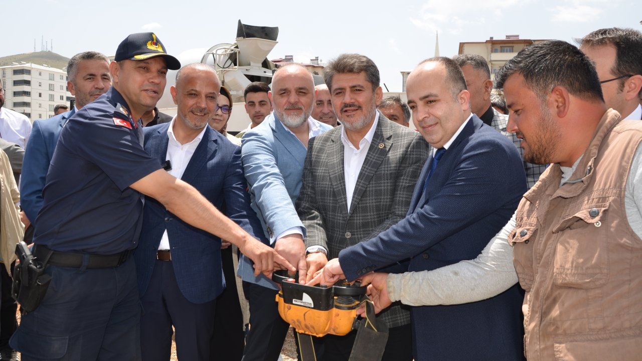 Kahramanmaraş’ta İlçe Emniyet Müdürlüğü binası için düğmeye basıldı!