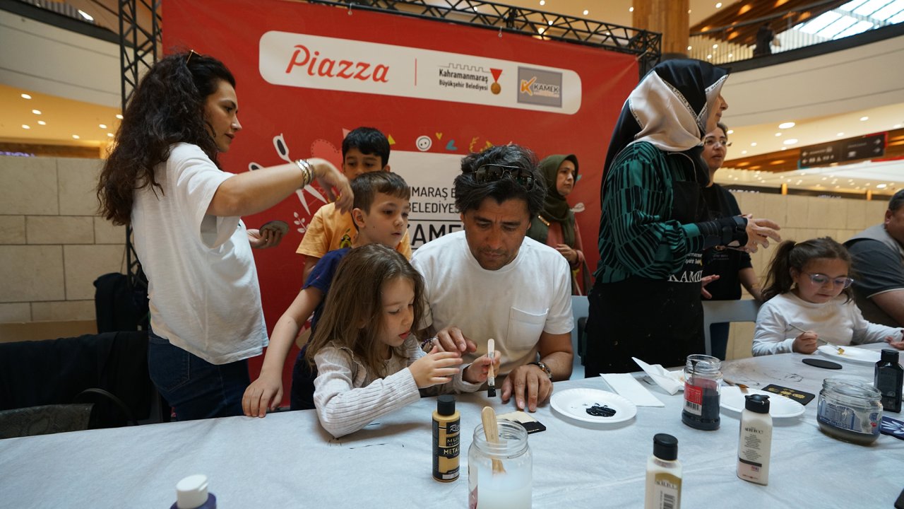 Kahramanmaraşlılar Ahşap Boyama Atölyesi’nde Buluştu