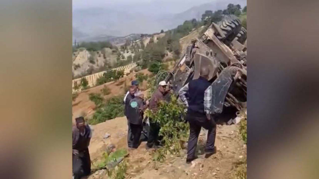 Kahramanmaraş’ta aracın altında kalan operatör can verdi!