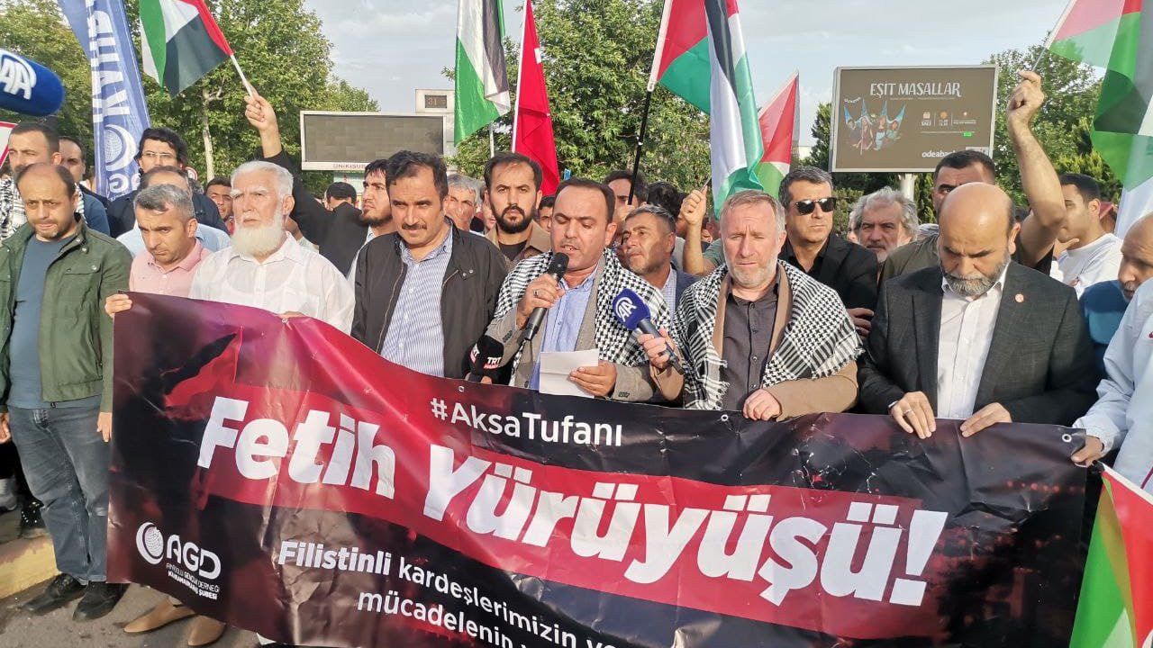 İsrail’in Refah Katliamı Kahramanmaraş’ta protesto edildi!