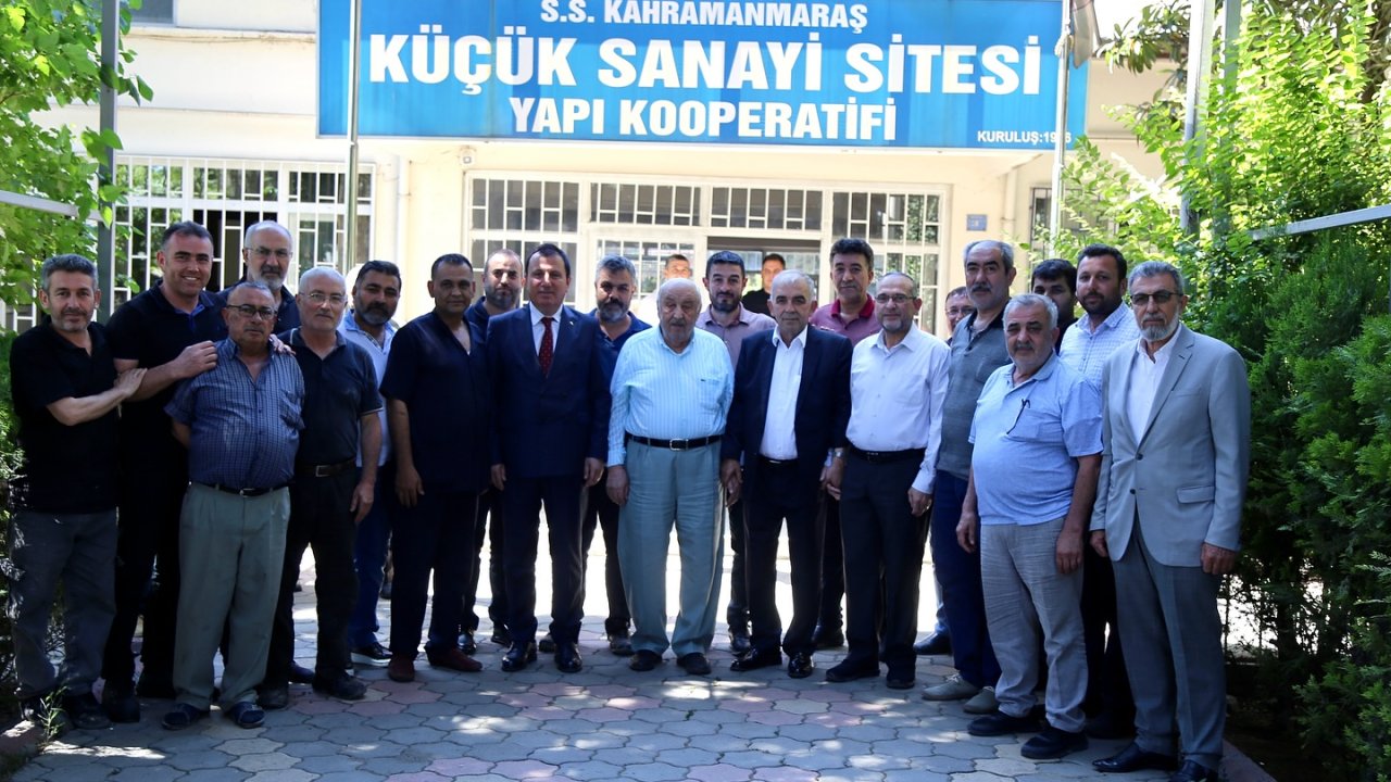 Kahramanmaraş’ta iş dünyasından Küçük Sanayi Sitesi'ne ziyaret