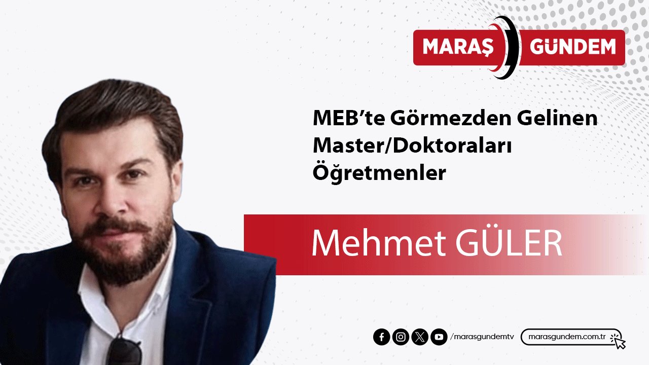 MEB’te Görmezden Gelinen Master/Doktoraları Öğretmenler