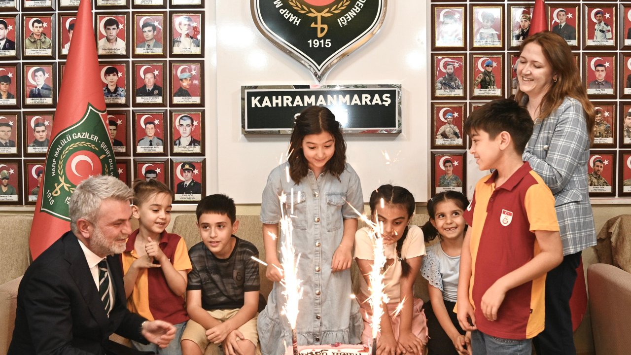 Başkan Görgel’den Şehit Kızına Doğum Günü Sürprizi