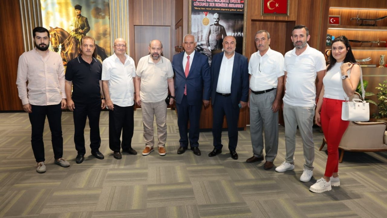 Kahramanmaraş iş dünyasından Başkan Cüce’ye ziyaret!