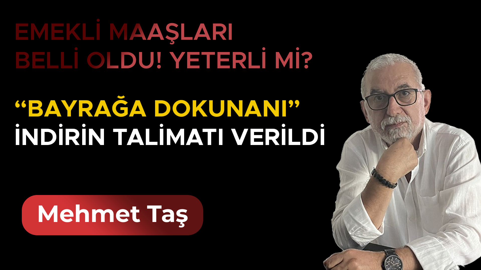 Emekli maaşları belli oldu Yeterli mi?