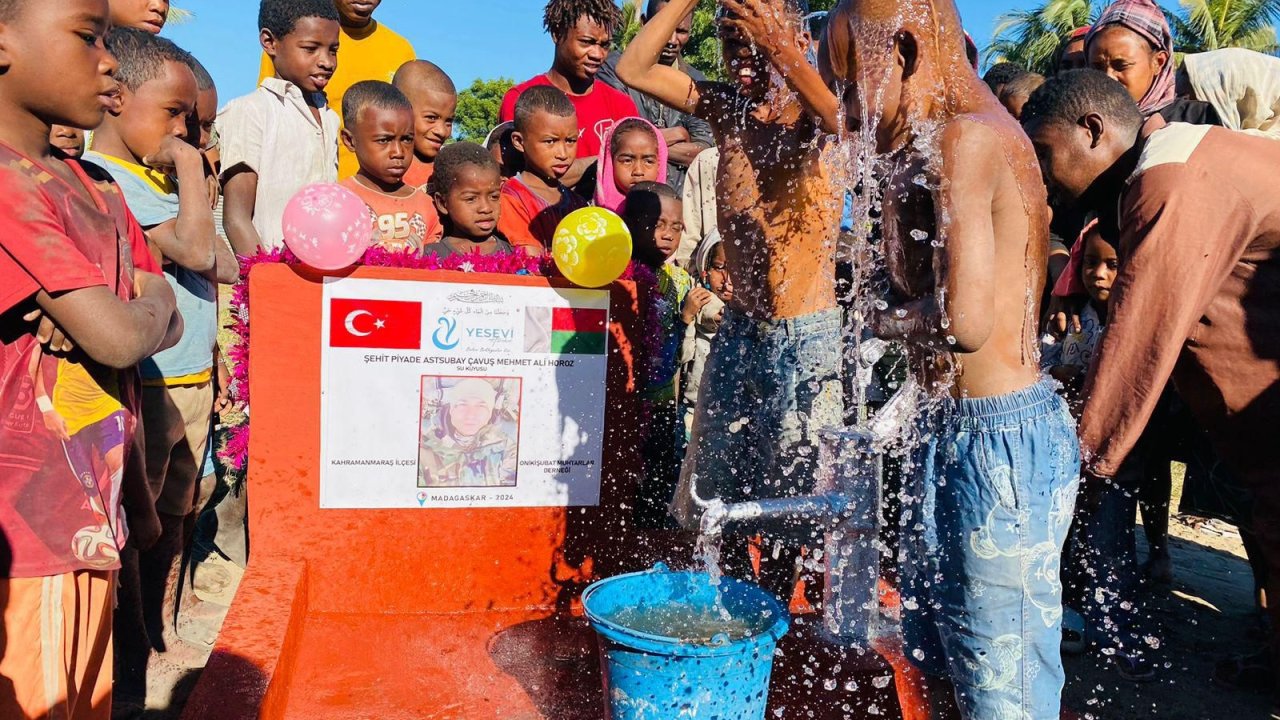 Kahramanmaraş’ta muhtarlar şehidin vasiyetini Madagaskar'da yerine getirdi!