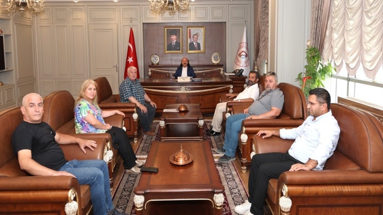 GAP gazeteciler birliği Sorunları Vali Varol’a iletti