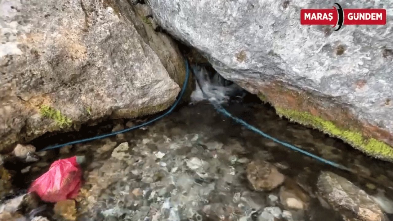 Kahramanmaraş’ta Kayadan Akan Mucize: Fenk Suyu
