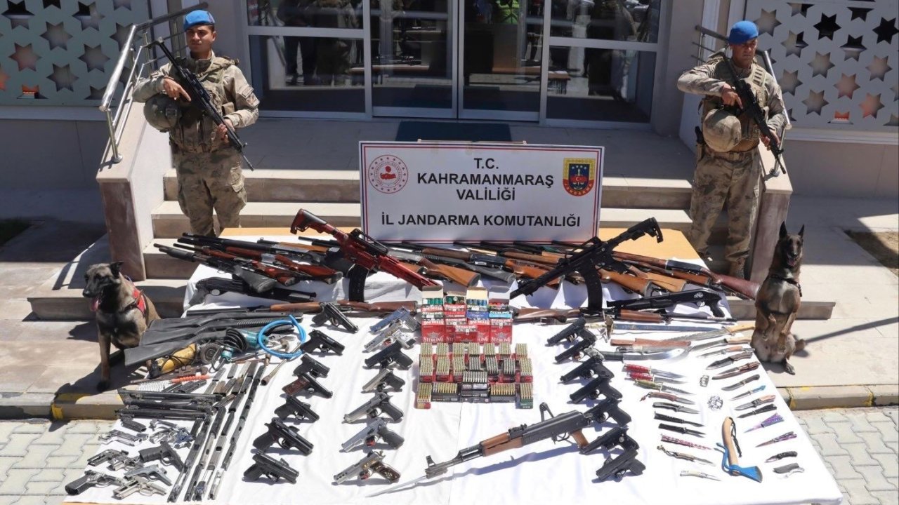 Kahramanmaraş’ta silah kaçakçılarına baskın! 11 gözaltı var!