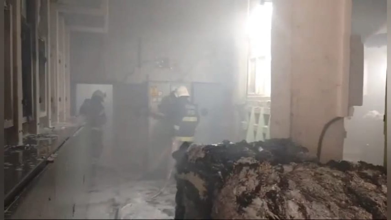 Kahramanmaraş’ta fabrika yangını!