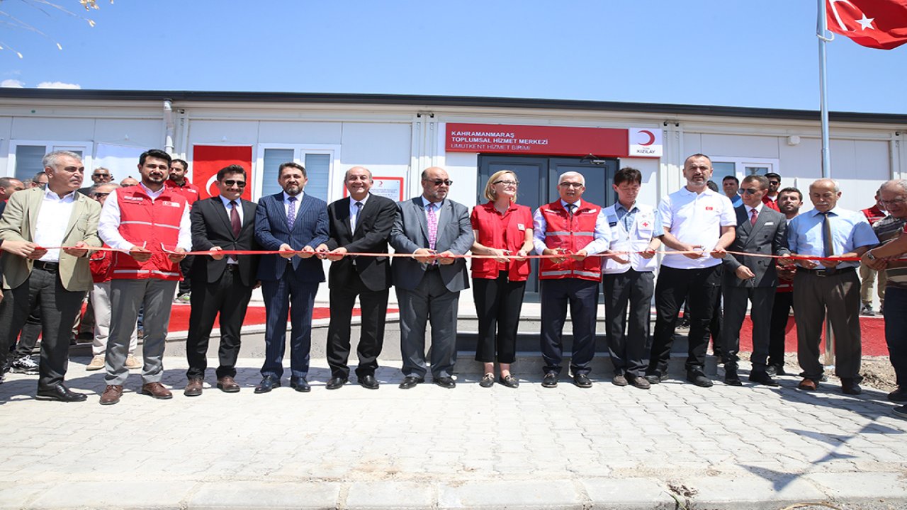 Kızılay ve Kore Kızılhaçı Kahramanmaraş'ta Toplumsal Hizmet Merkezi açtı!