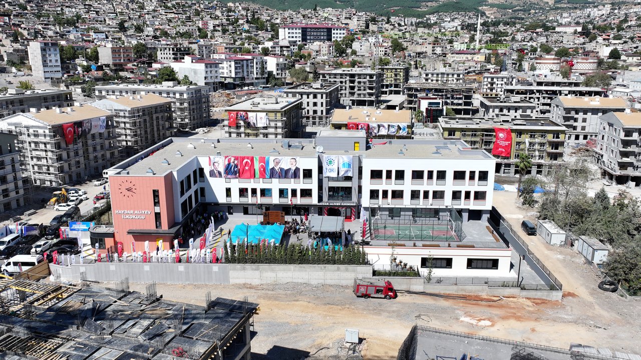 Kahramanmaraş’ta Haydar Aliyev İlkokulu hizmete açıldı!