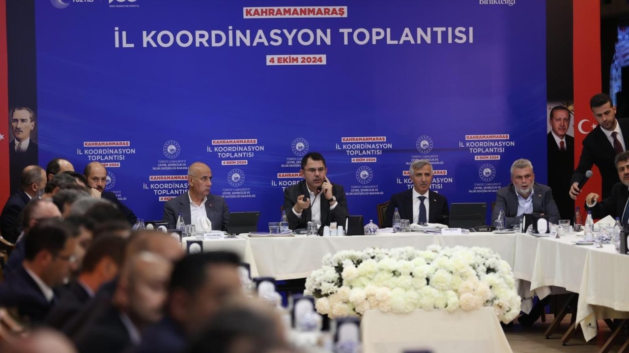 Bakan Kurum, “Kahramanmaraş’ta Güzel Bir Gelecek İnşa Ediyoruz”