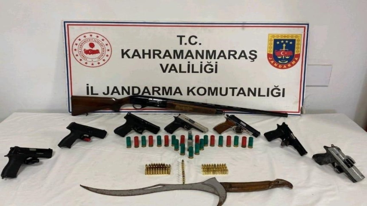 Kahramanmaraş’ta evinden cephanelik çıktı!