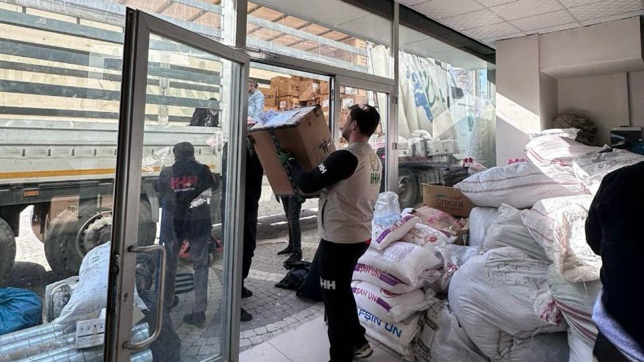 İHH'dan Savaş Bölgesine İnsani Yardım