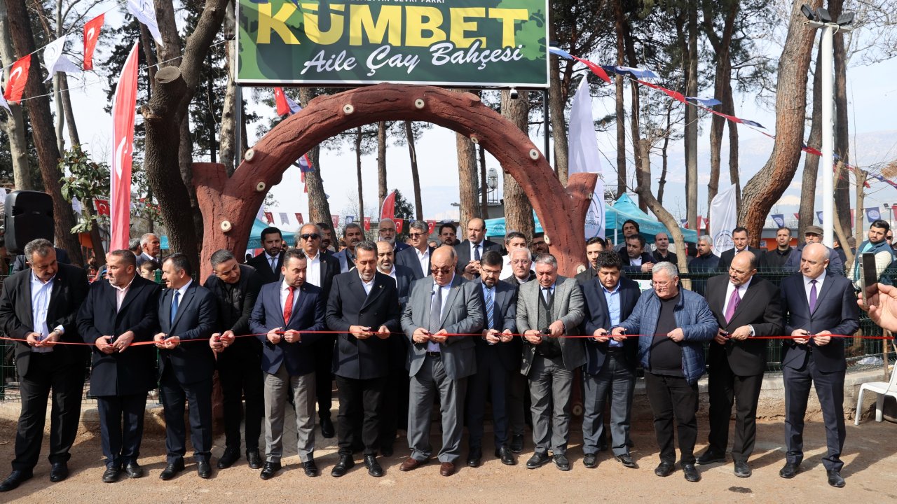 Kümbet aile çay bahçesi hizmete açıldı!