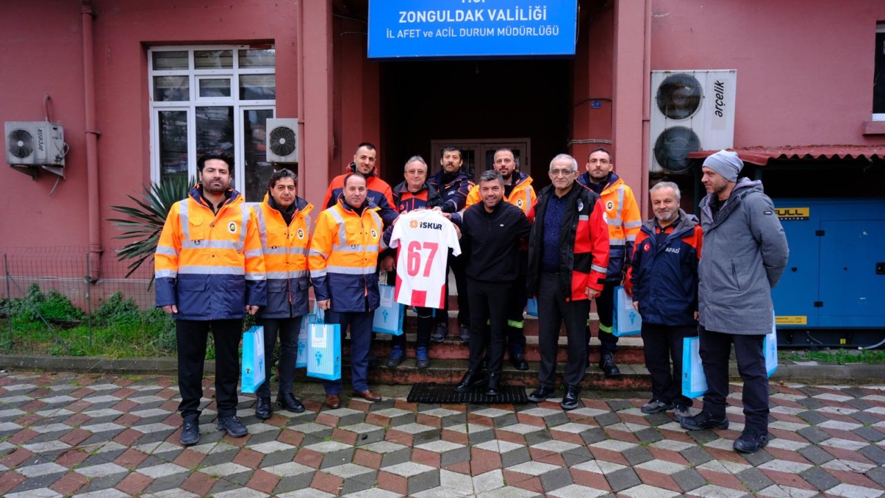 Kahramanmaraş İstiklalspor'dan AFAD ve Madencilere Teşekkür Ziyareti