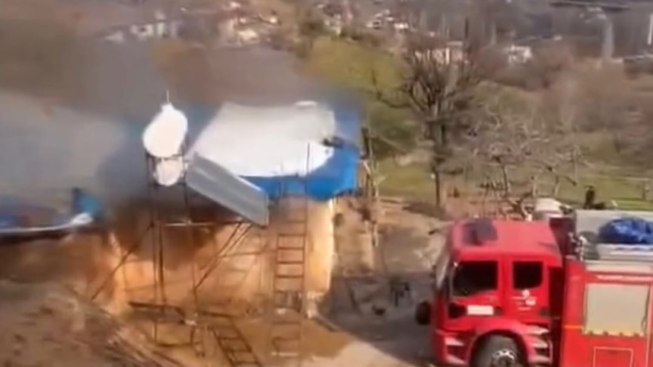 Kahramanmaraş’ta tüp bomba gibi patladı!