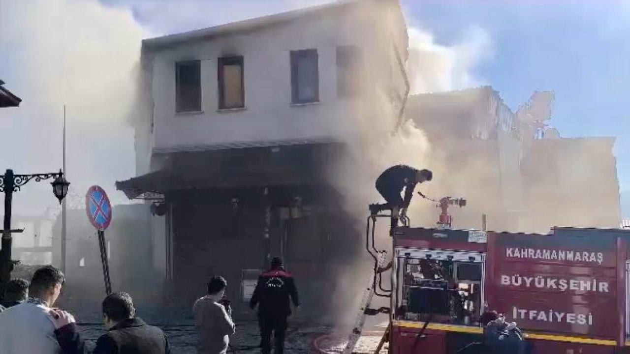 Kahramanmaraş’ta ahşap imalathanesinde yangın!