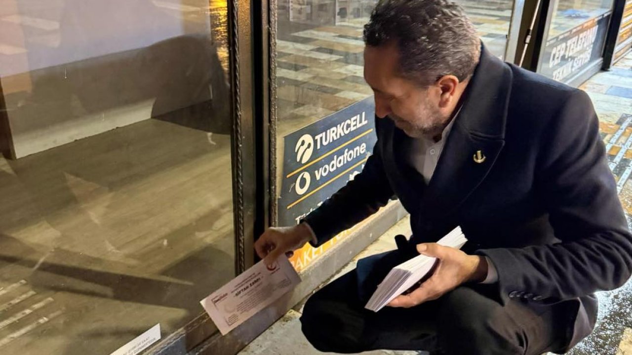 Yeniden Refah Partisi'nden Kahramanmaraş’ta esnafa Siftah Zarfı!