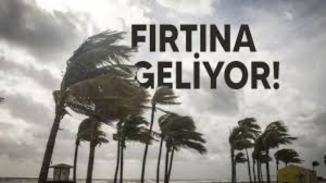 Kahramanmaraşlılar fırtına geliyor! Mutlaka önlem alın!