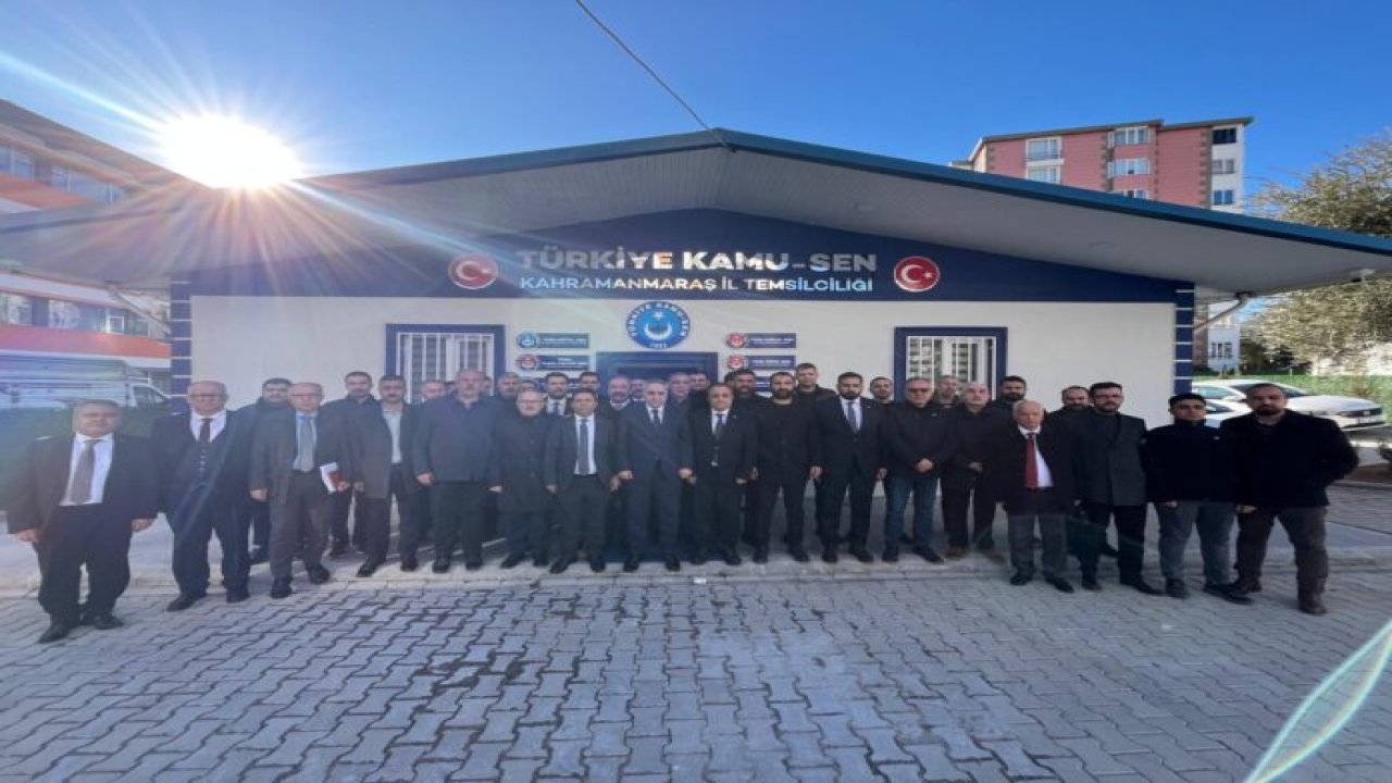 Türk Büro-Sen Kahramanmaraş'ta Yeni Yönetim Belirlendi!